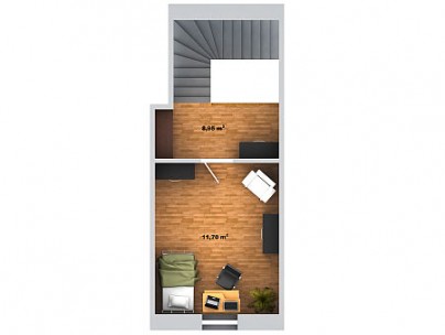 Rodinný dům Veronika  3 –  třetí nadzemní podlaží